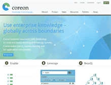 Tablet Screenshot of coreon.com